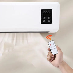 Mini Wall Mounted Air Conditioner (Heat Fan) Portable Air Conditioner Wall Mounted AC Fan with Digital Display